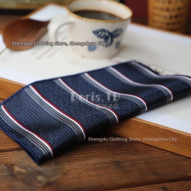 Batistă de buzunar pentru sacou – poliester Jacquard, model floral, stil lejer, primăvara 2025