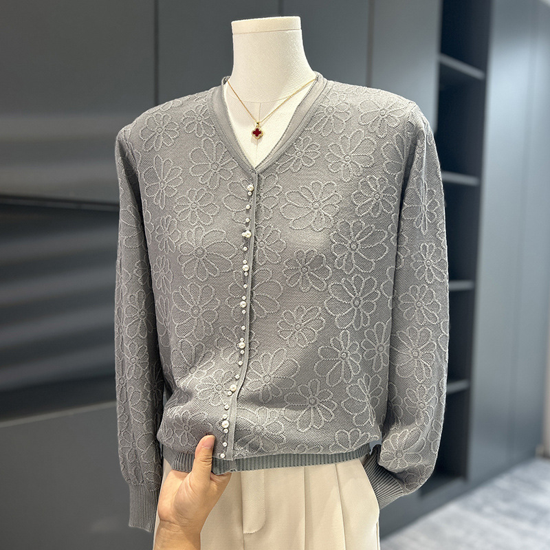 Top tricotat de toamnă pentru femei, cu glugă, decolteu în V, mâneci lungi, croială slim, din poliester