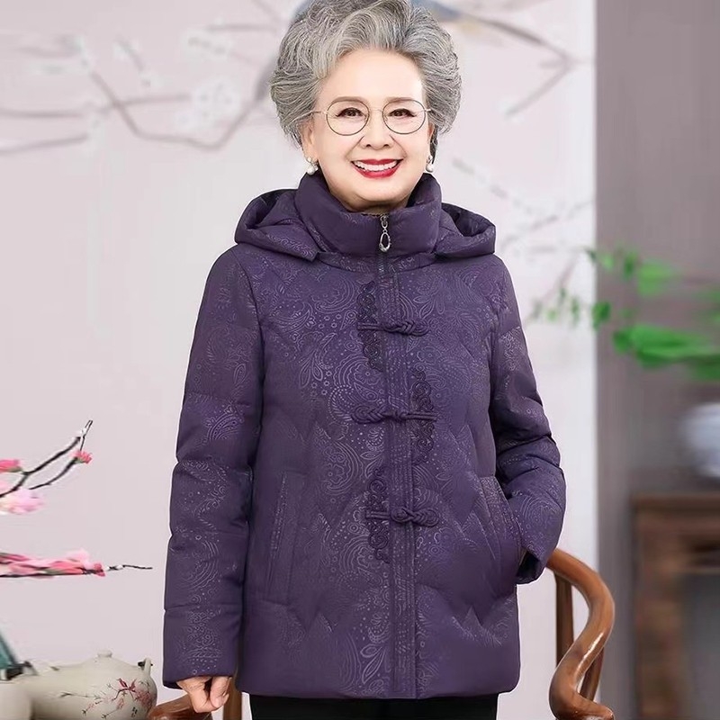 Palton damă din bumbac, căptușit gros, cu glugă, închidere cu două nasturi, lungime 50–65 cm, stil japonez-coreean casual, iarna 2024