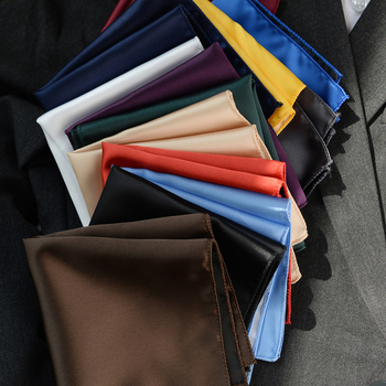 Monochrominė kišenės skarelė, poliesterio siūlai, džakardas, lengvas prabangos stilius, poliesterio pamušalas