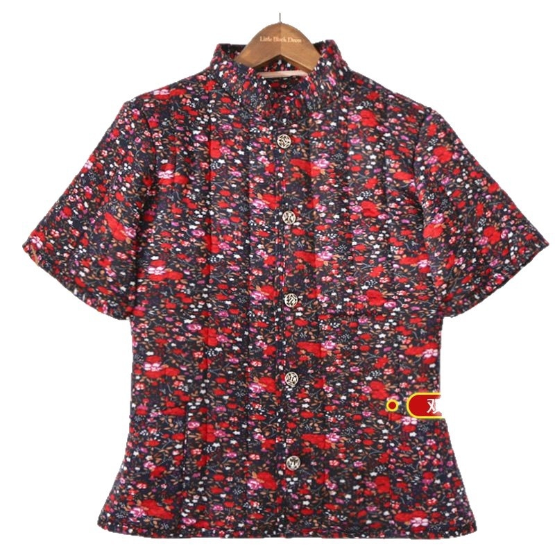 White Crane Geacă damă corduroy cu căptușeală de blană de iepure, mâneci semi-lungimi, căptușită cu fleece, primăvara 2023