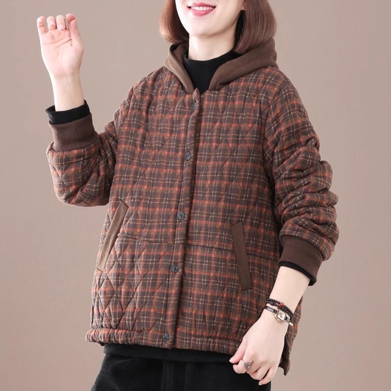 Māmiņām domāta sieviešu ziemas jaka, īss griezums, TR audums, poliesters >95%, ikdienas pilsētas stils, Ziemas 2025