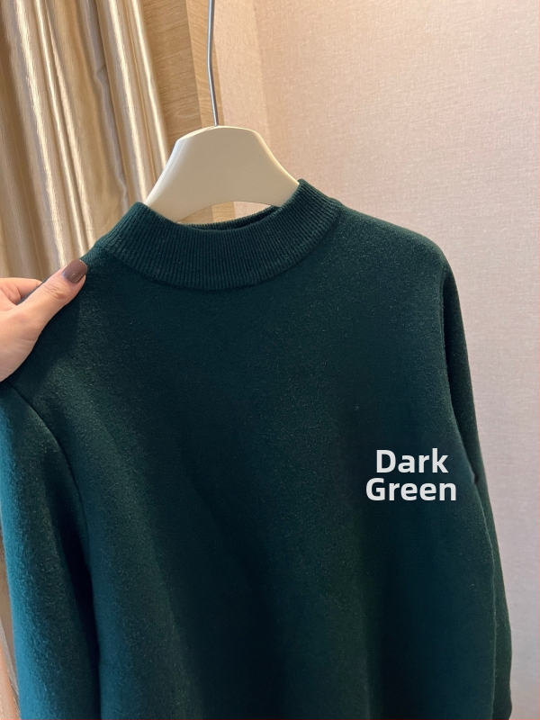 Fleece-pleteni bazni top s kapuljom i polutorkom, dugi rukavi, jednobojni uzorak; tkanina: vunena mješavina s poliestrom