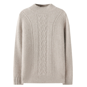 Kašmyrinių megztinis be rankovių, etninio stiliaus, laisvas kirpimas, be apykaklės