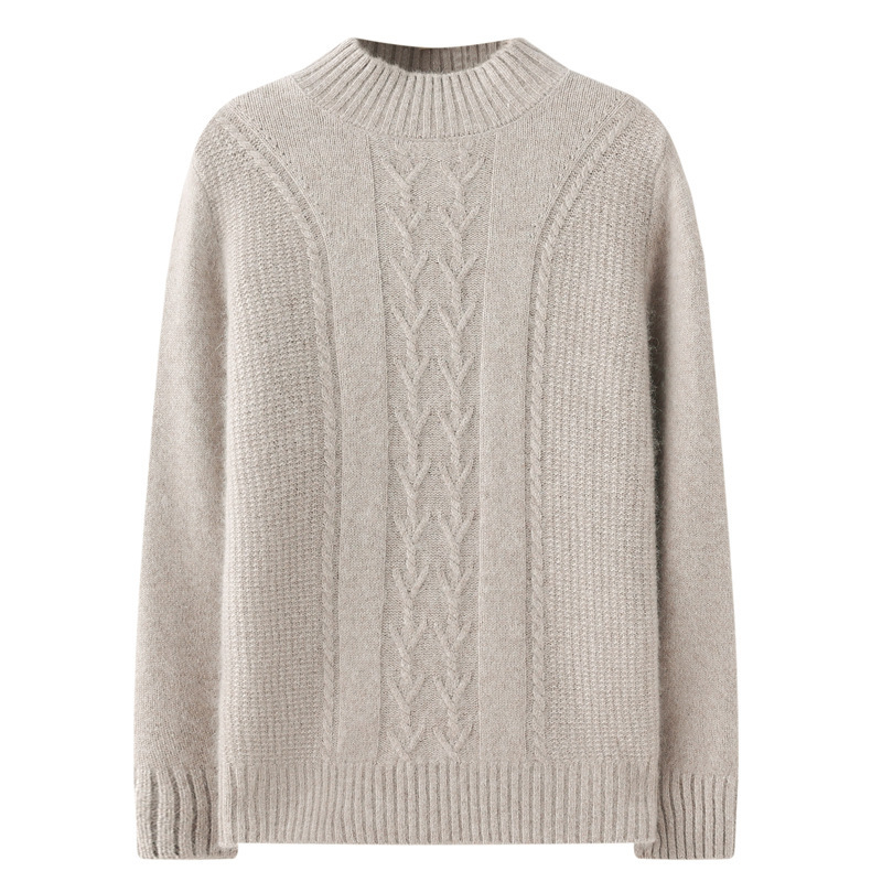 Kašmyrinių megztinis be rankovių, etninio stiliaus, laisvas kirpimas, be apykaklės