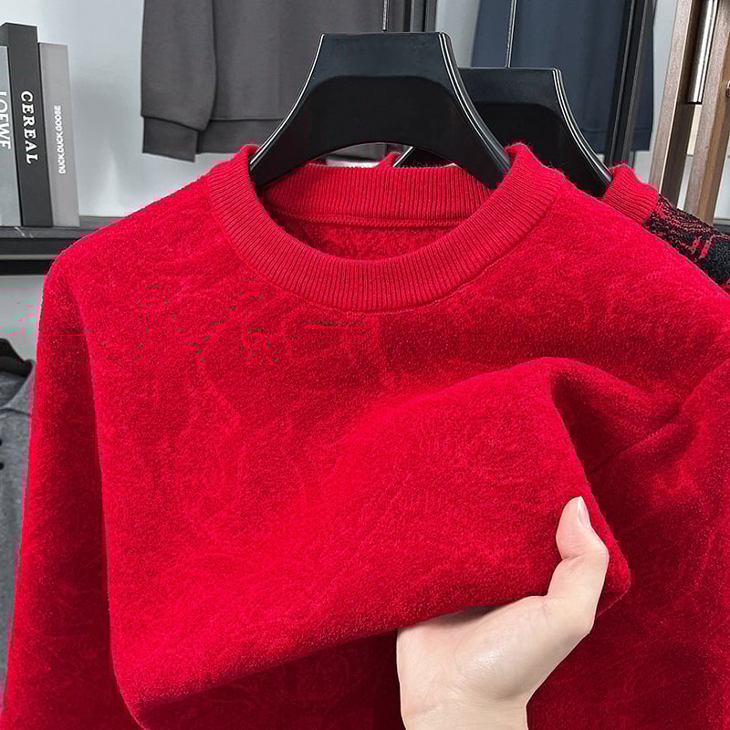 Vilnonis džemperis, 100% vilna, stora mezgimo, pusaukštė kaklo apykaklė, ilgos rankovės, ilgis 50–65 cm