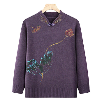 Női téli pulóver fleece-béléssel, vastag kötés, kapucnival, félmagas gallér, hosszú ujjú, laza vágás, poliészter 90–95%