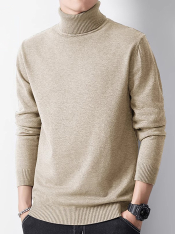 Magas galléros pulóver – fleece-béléssel, 100% poliészter, légáteresztő, gépi mosás