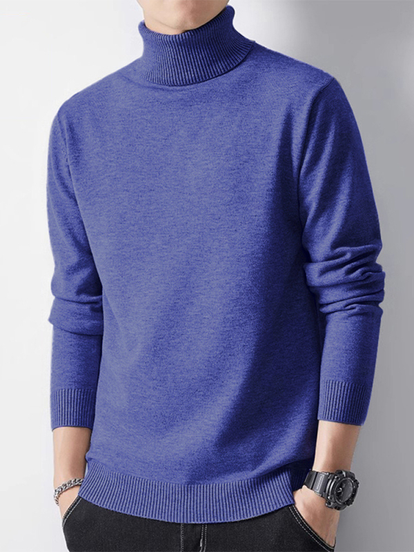 Magas galléros pulóver – fleece-béléssel, 100% poliészter, légáteresztő, gépi mosás