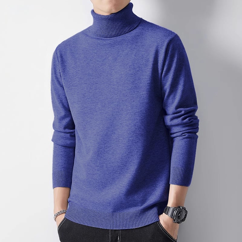 Magas galléros pulóver – fleece-béléssel, 100% poliészter, légáteresztő, gépi mosás