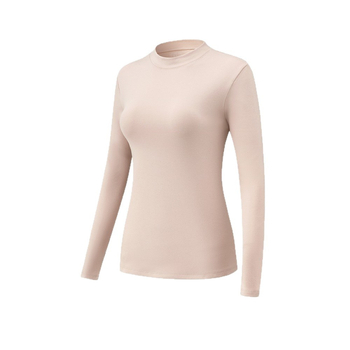 Pulover din 95% bumbac, antibacterian, textură periată, țesătură groasă, guler mediu, top de toamnă