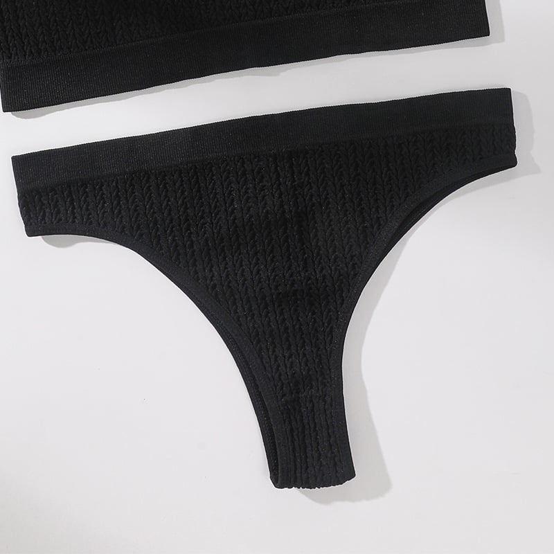 Безжичен безшевен спортно-йога комплект бельо с модел на гръб, 80% найлон, дишащ