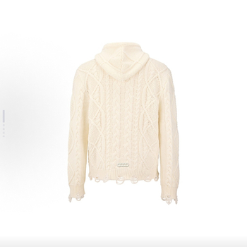 Kollégiumi stílusú kardigán 3D dzsákárd hímzéssel, 90% pamut, laza szabás, kerek nyak