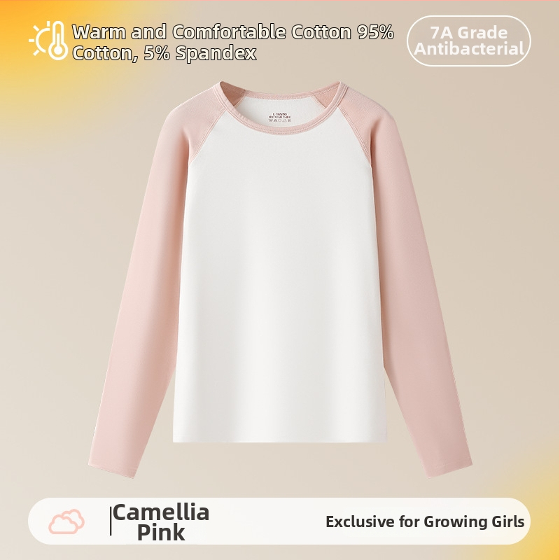 Top termic de toamnă pentru fete – 95% bumbac, un singur strat, 181–200 g/m², pentru 7–18 ani