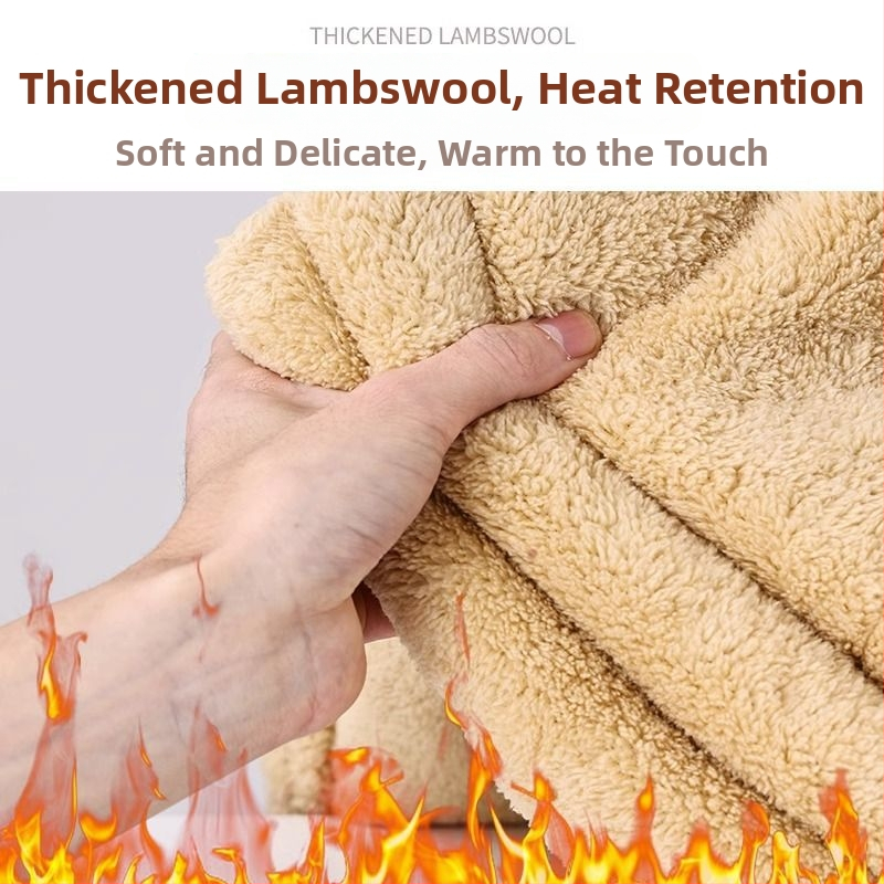 Зимни мъжки панталони за бизнес ежедневие, с флисово подплата, висок талия, прав крак, цип, полиестер