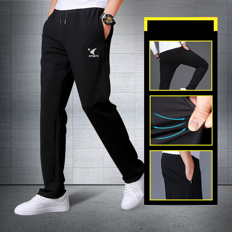 Pantaloni de iarnă pentru bărbați din amestec de bumbac, căptușiți cu fleece, talie medie, buzunare cu fermoar