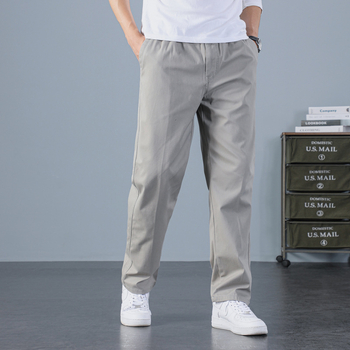 Pantaloni de lucru din bumbac, croială dreaptă, talie medie, fermoar, buzunare multiple, pentru iarnă