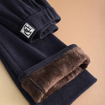 Pantaloni corduroi drepți, talie înaltă, micro-elastic, iarna 2024