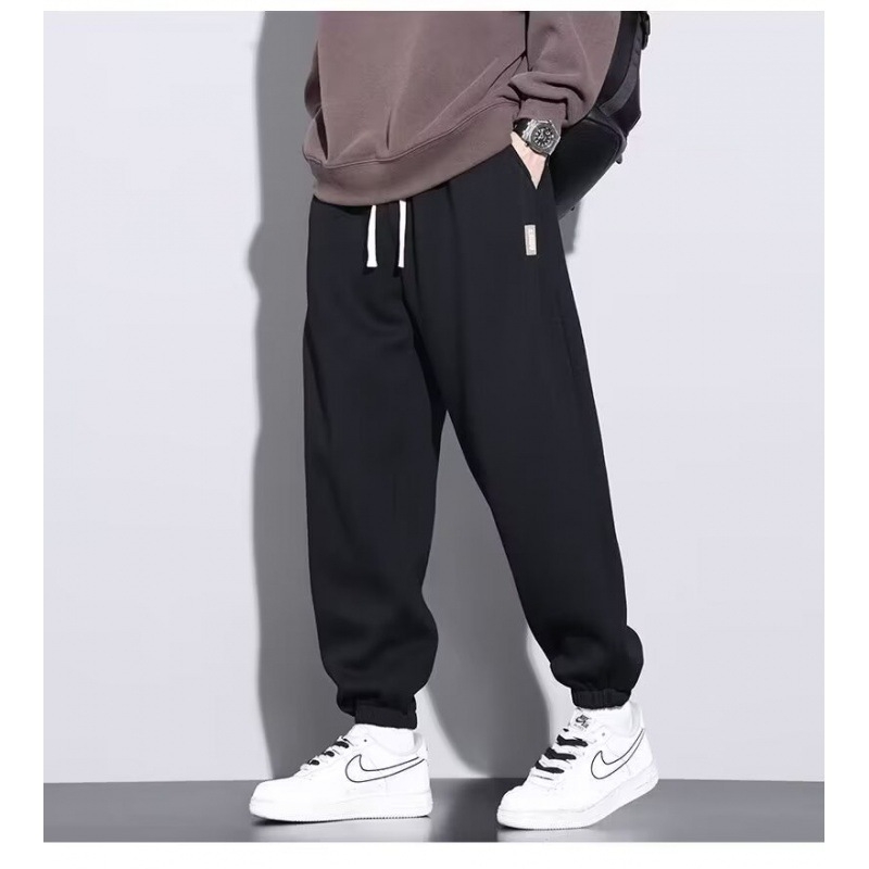 Casual muške hlače do gležnja, poliester-Lycra tkanina, dvostruki pojas, nošenje kroz sve sezone