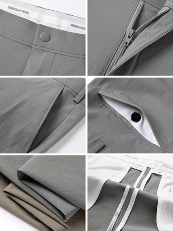 2026 Golf casual hlače od ice silk, tanke, muške, ljetne, UV zaštita, osvježavajuće, duge hlače, za srednju dob, svakodnevno nošenje