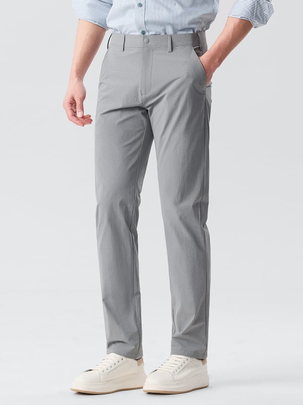 2026 Golf casual hlače od ice silk, tanke, muške, ljetne, UV zaštita, osvježavajuće, duge hlače, za srednju dob, svakodnevno nošenje