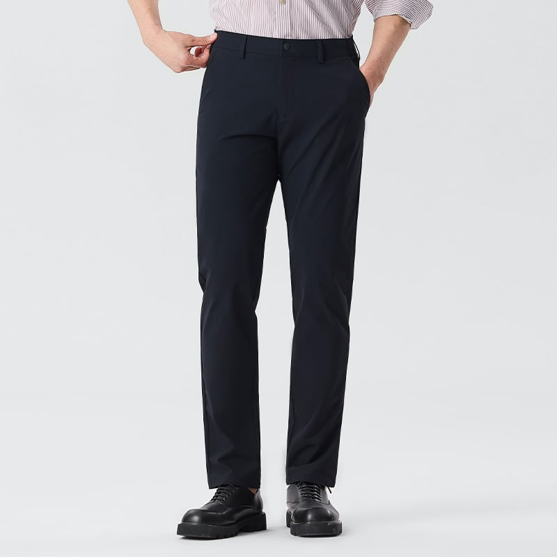 2026 Golf casual hlače od ice silk, tanke, muške, ljetne, UV zaštita, osvježavajuće, duge hlače, za srednju dob, svakodnevno nošenje