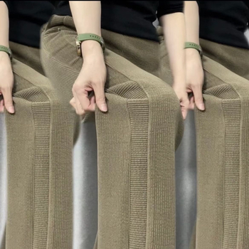 Pantaloni harém din lână, grosime standard, lansare primăvară 2024, pantaloni casual pentru femei