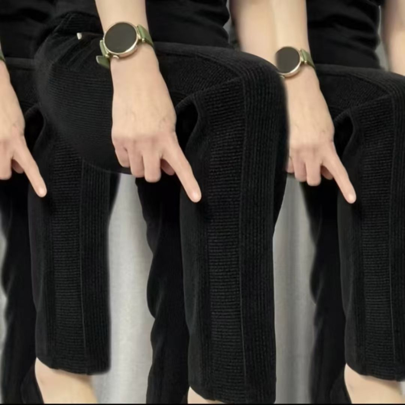 Pantaloni harém din lână, grosime standard, lansare primăvară 2024, pantaloni casual pentru femei