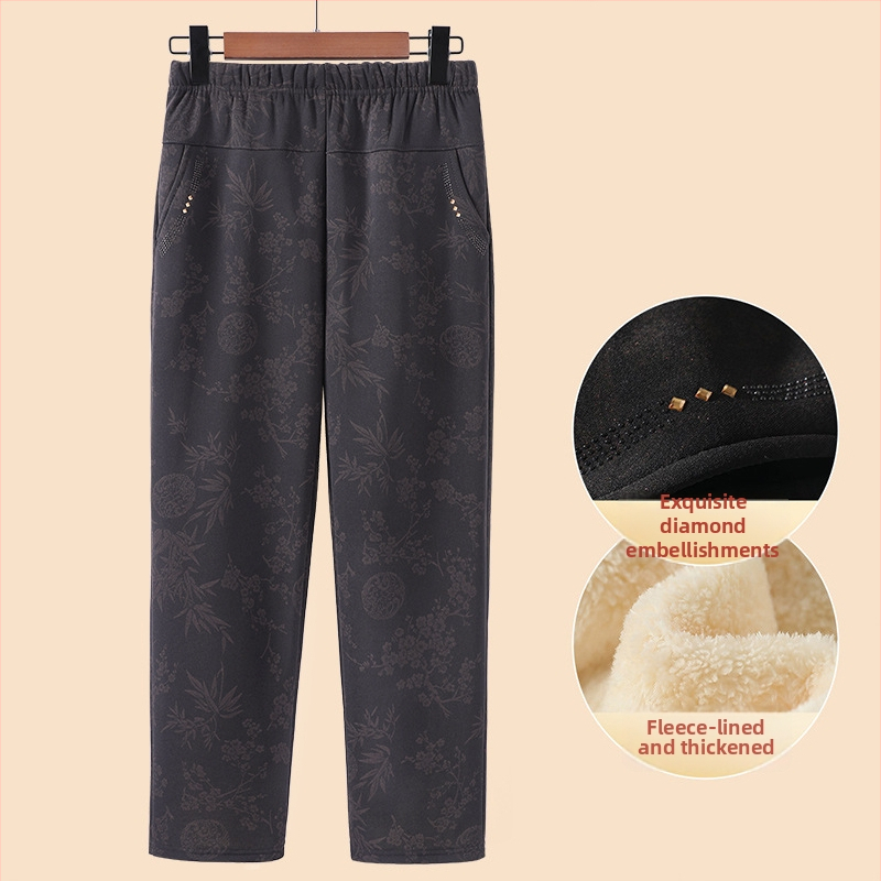 Pantaloni largi pentru femei, stil casual japonez/koreean, poliester 95% + spandex 5%, microelasticitate, grosime medie