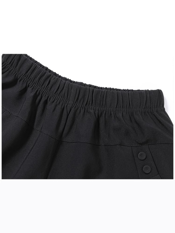 Γυναικείοι καθημερινοί παντελόνες, υψηλή μέση, φαρδιά γραμμή, μικροελαστικότητα, ύφασμα Tencel cotton (50–70% αναγεννημένη κυτταρίνη) με Spandex <30%, μακριές