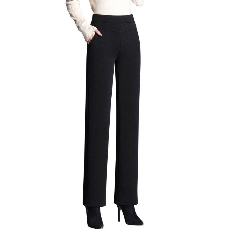 Pantaloni din lână pentru femei, drepti (Primăvara 2024)