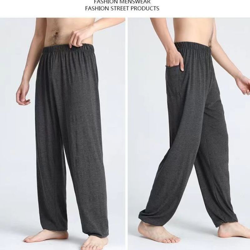 Pantaloni lantern, croială lejeră, talie medie, țesătură modal, imprimeu abstract, croi drept