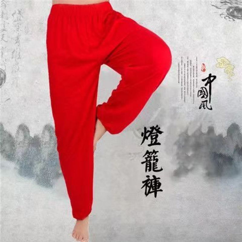 Pantaloni lantern, croială lejeră, talie medie, țesătură modal, imprimeu abstract, croi drept