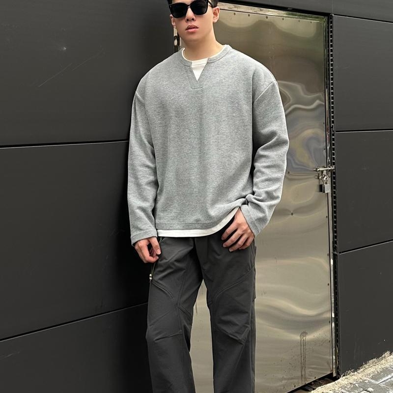 Muške casual hlače s flis podstavom i vodootpornim soft-shellom, opuštena krojena, srednja visina struka, tkanina nylon-spandex