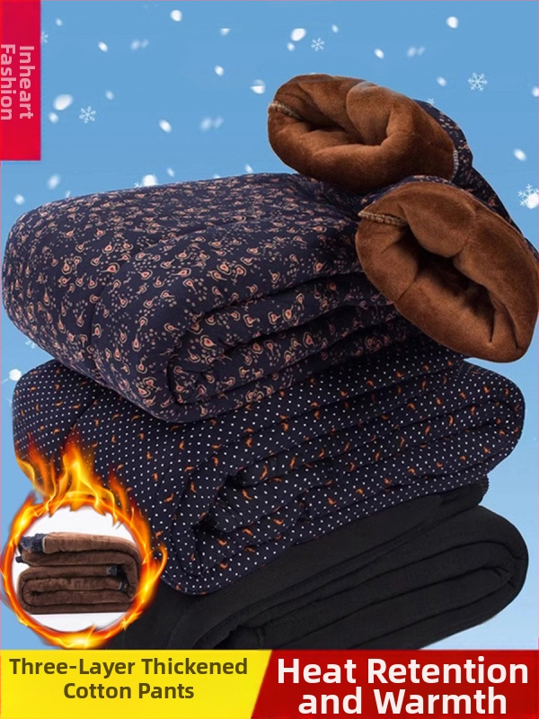 Moteriški laisvo kirpimo keliai, storesnės žieminės poliesterio medžiagos, žiemos 2025 sezonas, >95% poliesterio