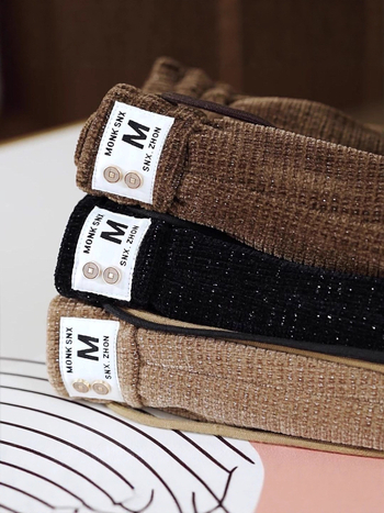 Pantaloni harém lungi pentru femei, căptușiți cu fleece, poliester 80–90%, subțiri, micro-elastici, stil urban elegant pentru mers la serviciu