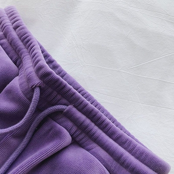 Ženske hlače za zimu s flisom, plus size, udobne široke, visoki pojas, casual sportske hlače za proljeće i jesen