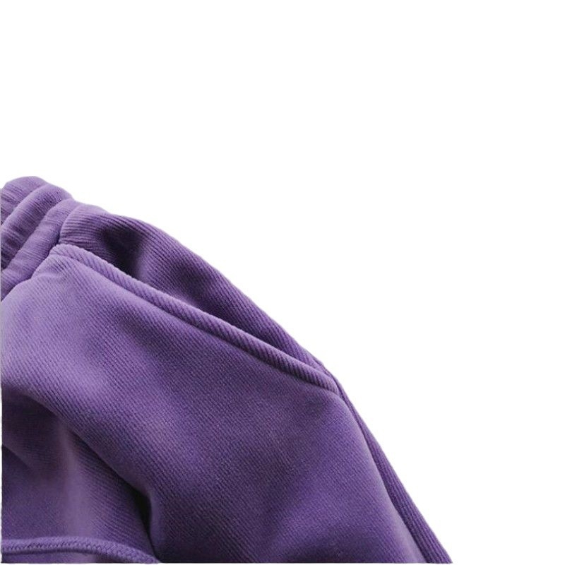Ženske hlače za zimu s flisom, plus size, udobne široke, visoki pojas, casual sportske hlače za proljeće i jesen