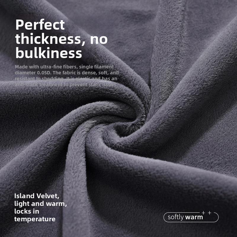 Férfiaknak szóló island velvet pizsama szett, kardigán-stílus, gallér, hosszú ujjú, otthoni viselet, 2025 tavaszi megjelenés