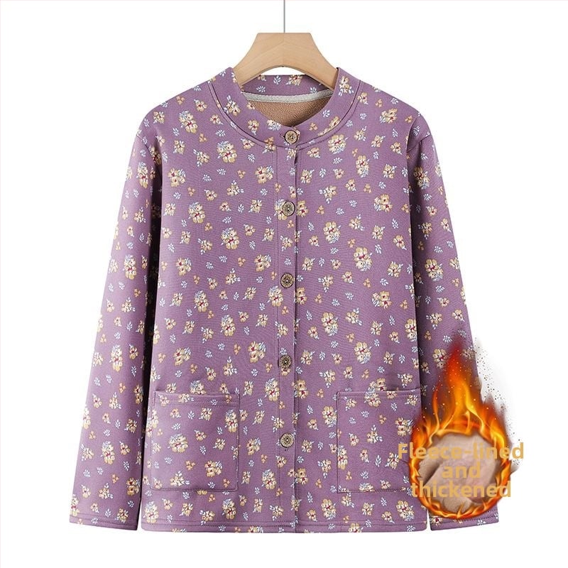 Комплект кардиган и свободни панталони с висока талия – Derong полиестер с флисово подплата; екстра дебела тъкан 351–400 g/m²; подплата 91–95%; есенно-зимно.