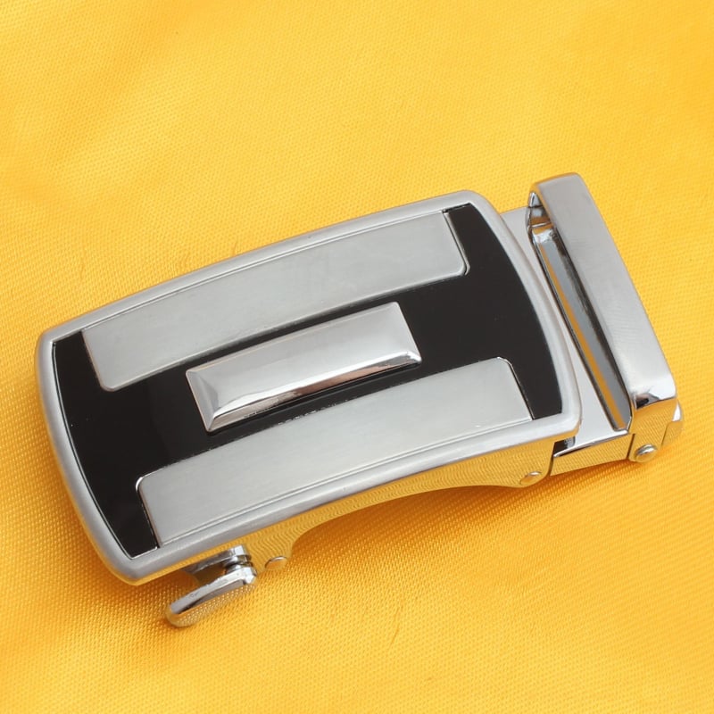 Vyrų diržas su automatine sagtimi, elipsės formos sagtis iš lydinio biurui