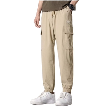 Muške casual hlače – opuštena ravna silueta, fleece unutrašnjost, poliester/Lycra materijal, za sve sezone