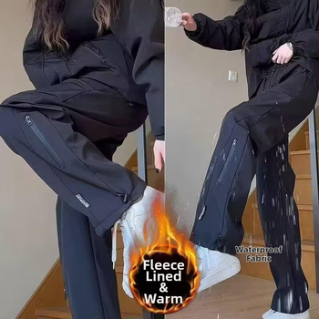 Muške taktičke hlače za outdoor, s fleceom, cargo stil, casual sports hlače, jesen-zima 2025