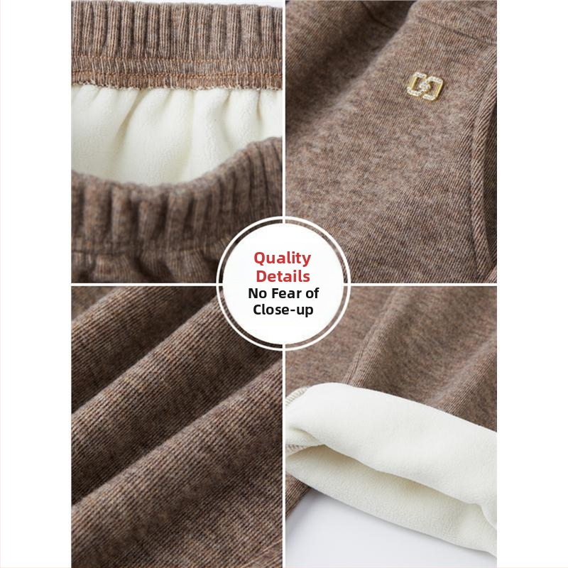 Žieminės moteriškos kelnės iš poliesterio >95%, siauras kirpimas (tapered), kasdienio stiliaus, 2025 žiema