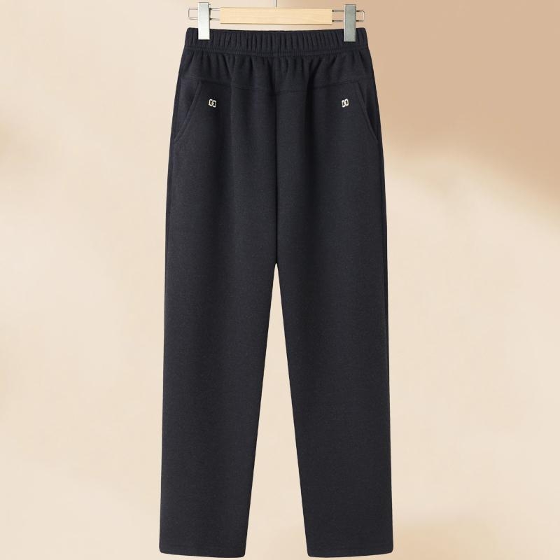 Pantaloni de iarnă pentru femei, poliester >95%, croială conică (tapered), stil casual, iarna 2025