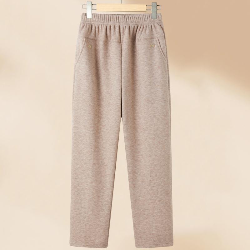 Pantaloni de iarnă pentru femei, poliester >95%, croială conică (tapered), stil casual, iarna 2025