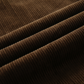 Corduroy топли мъжки панталони за зима, права кройка, средно висока талия, цип за закопчаване, множество джобове, микроеластичност, подплатени с флис, 100% полиестер Corduroy