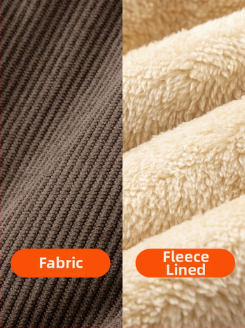 Pantaloni de iarnă pentru femei, croială lejeră din poliester, groși și calzi cu broderie, stil casual/basic, iarnă 2025