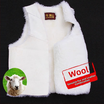 Férfi gyapjú mellény poliészter béléssel, V-nyak, vastag kialakítás, téli 2025