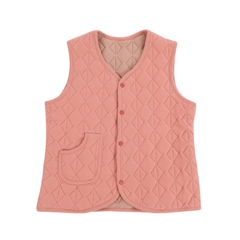 Női V-nyakú mellény, etnikus stílus, rombusz minta, 80–90% poliészter, poliészter rost, 2025 tavasz